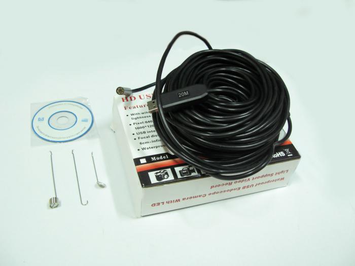 USB эндоскоп AQS-8.5mm-20m